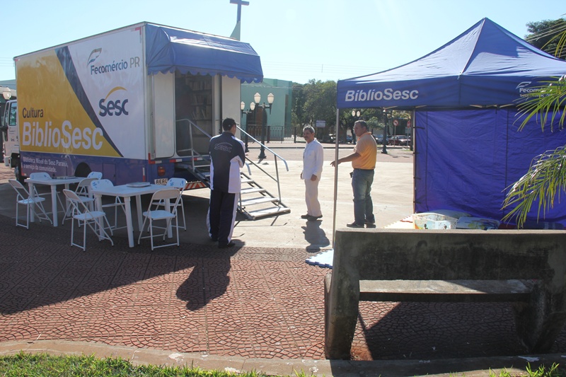 Bibliotecas Volantes do Sesc estão  em Sarandi